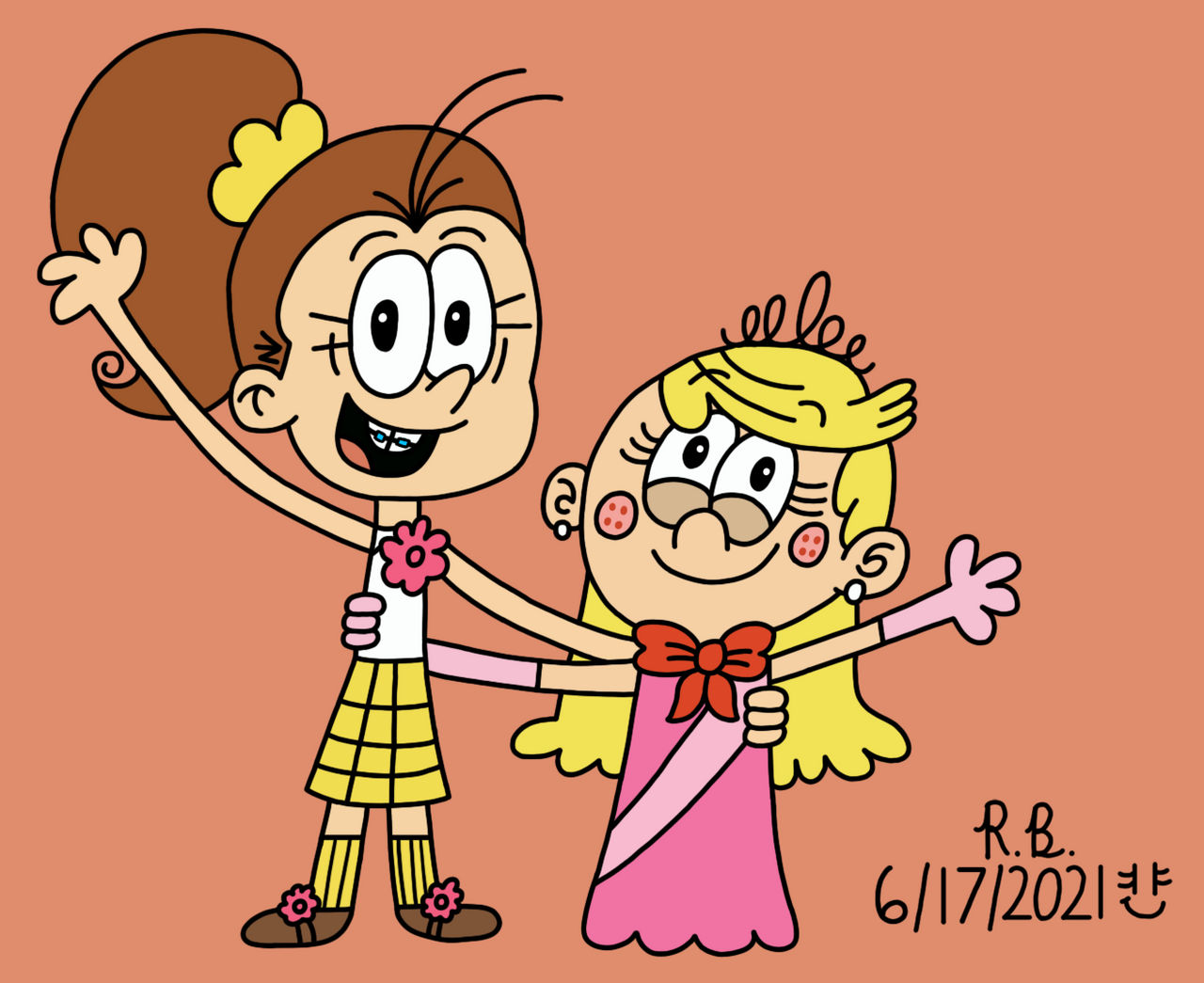 Luan And Lola In 'The Last Laugh' by RoyalSmurf on DeviantArt