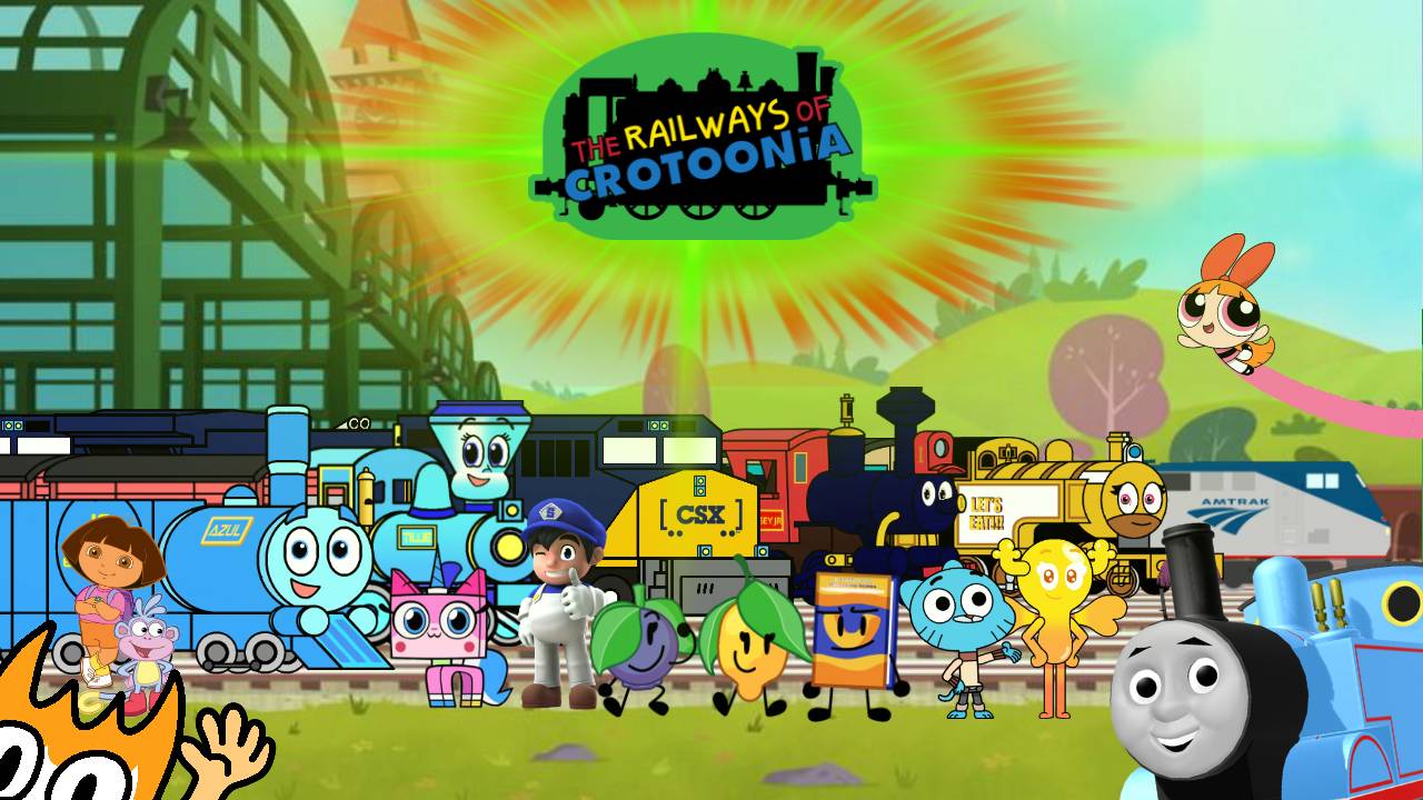 Cartoon Station At The Railways Of Crotoonia V2 By BigTrainDeuce5878 cartoon-station-at-the-railways-of-crotoonia-v2-by-bigtraindeuce5878