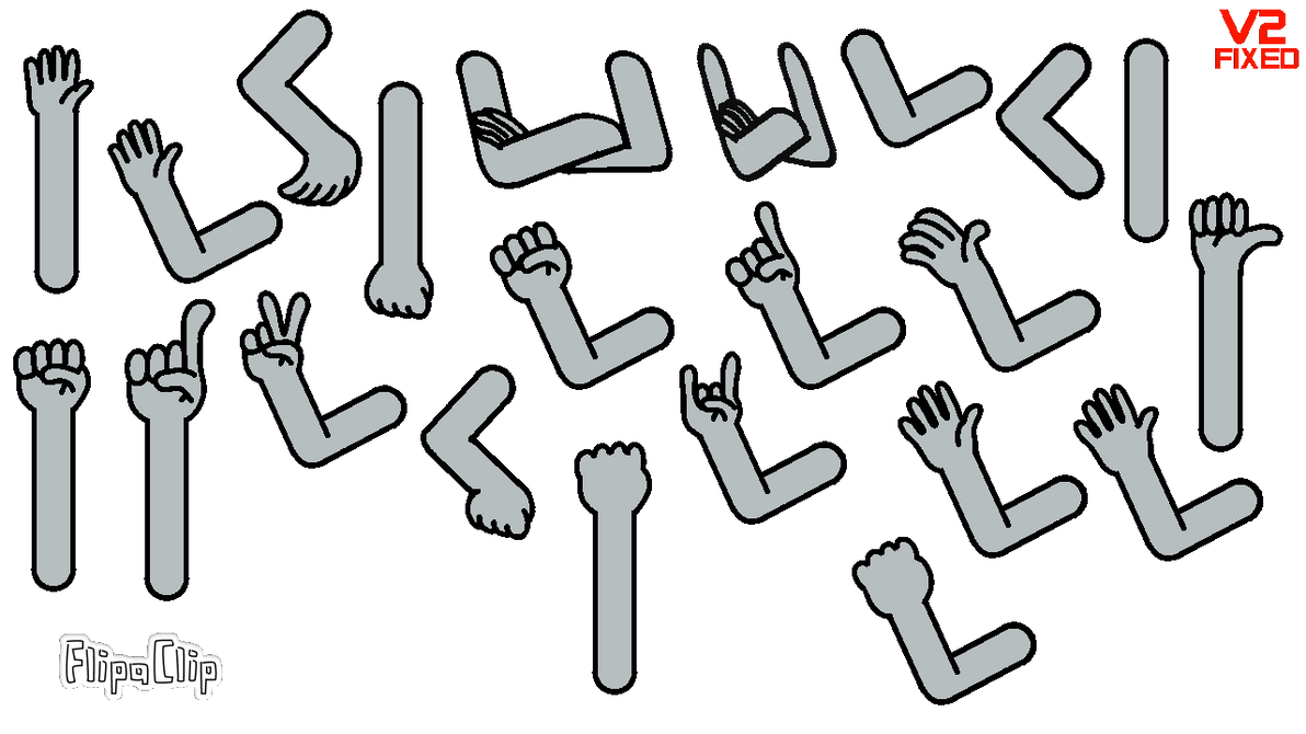 (updated) Funbot arms and hands Assets. by BigTrainDeuce5878 on DeviantArt