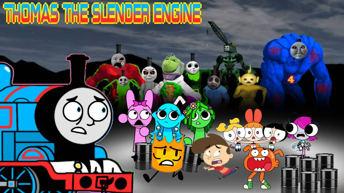 Thomas the slender engine crossover by BigTrainDeuce5878 on DeviantArt