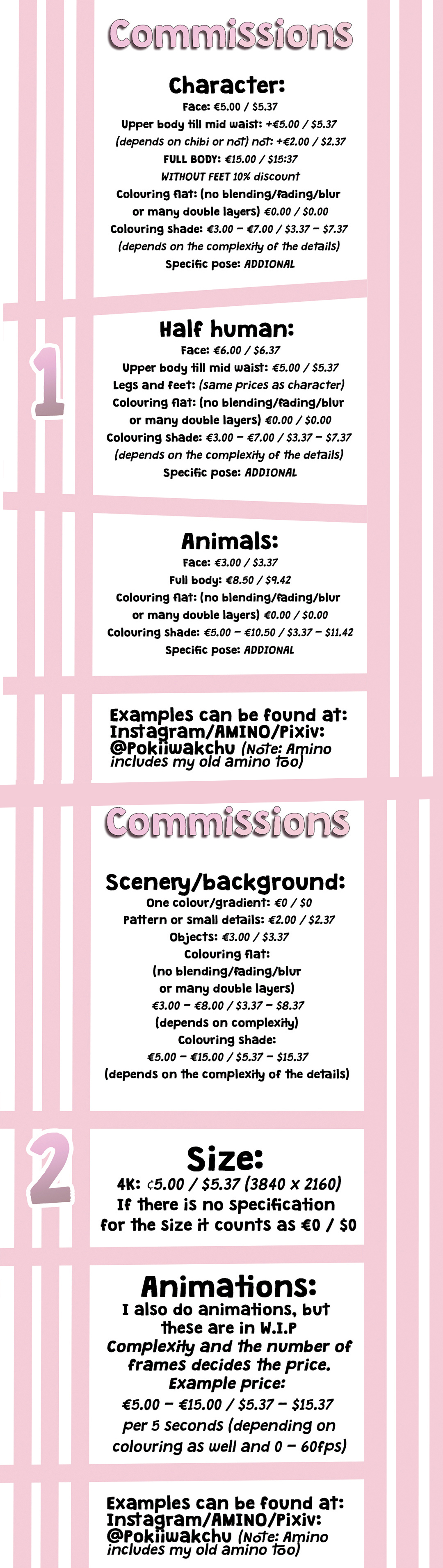 Commission Tab 3 Starts From 400 Points By Pokiiwakchu On Deviantart