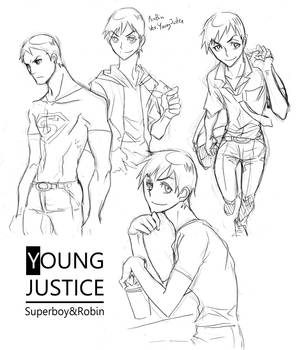 Young Justice-SuperboyRobin