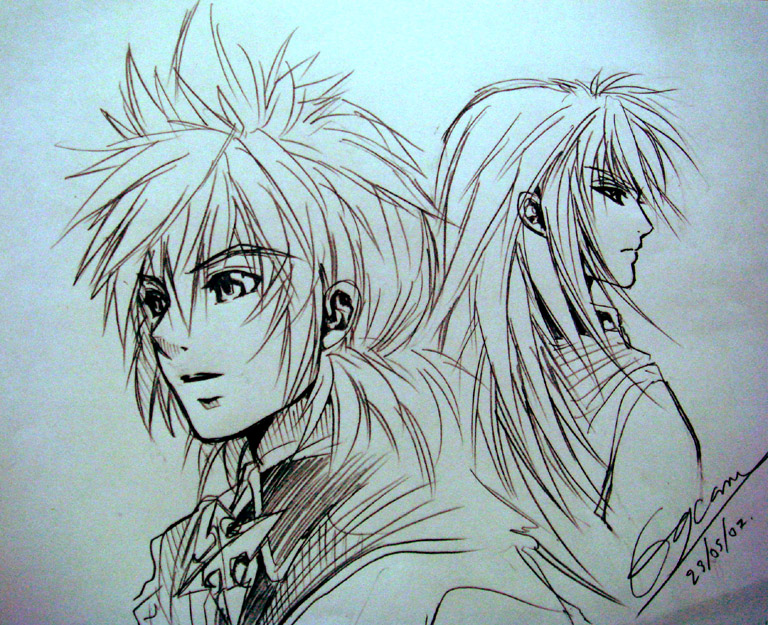 Roxas and Riku by eguana on DeviantArt