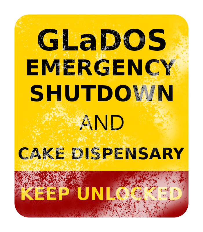 GLaDOS Shutdown and cake