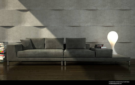 Sofa rendering - Interior2