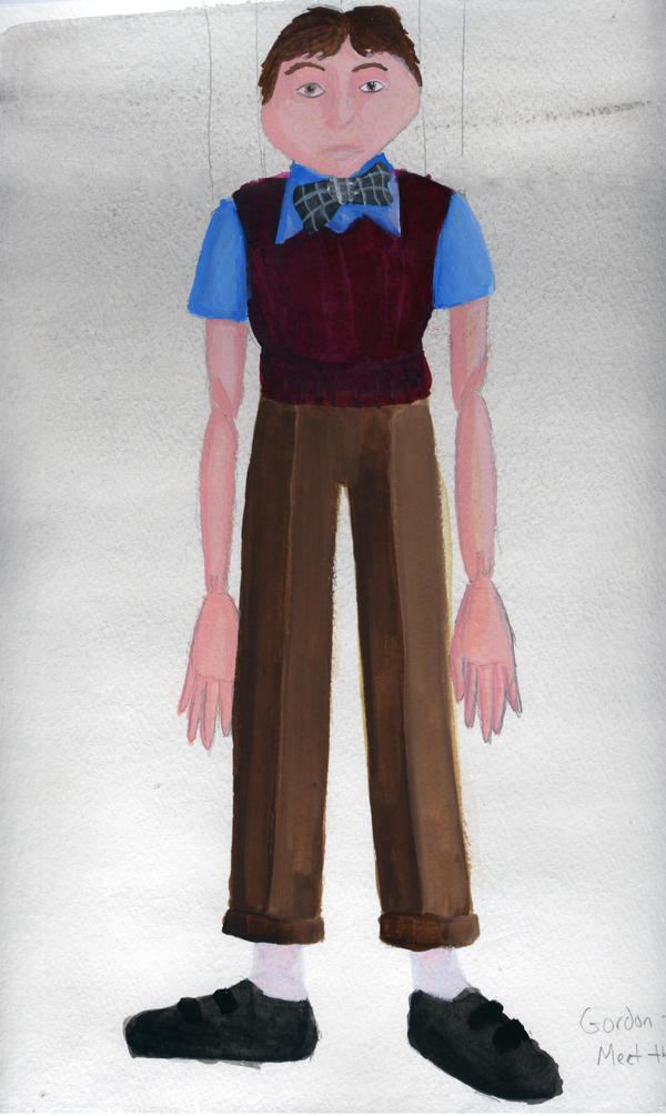 Gordon the Man Puppet Design by willothewisp16 on DeviantArt