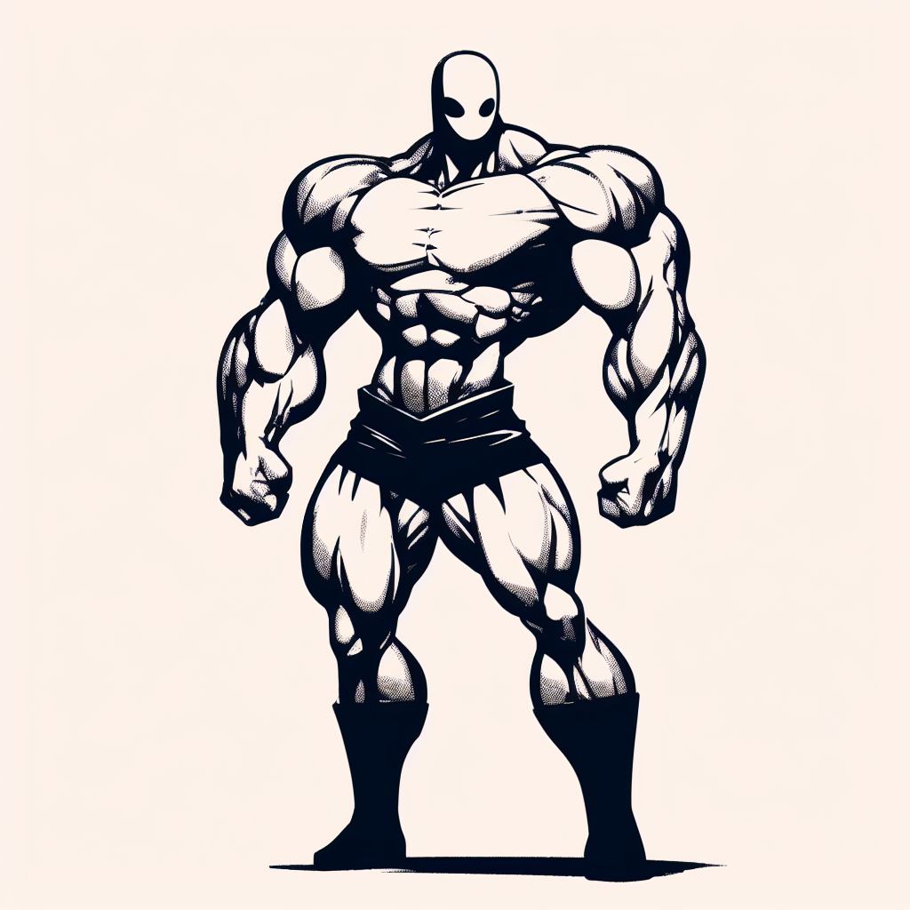 Bodybuilder Character MANGA art - Bodybuilder by mort-aux-arts on DeviantArt