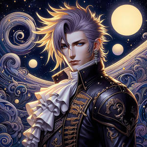 Sephiroth, handsome final fantasy 7 illustration