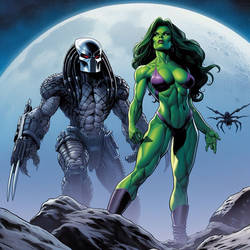 Shehulk vs Predator