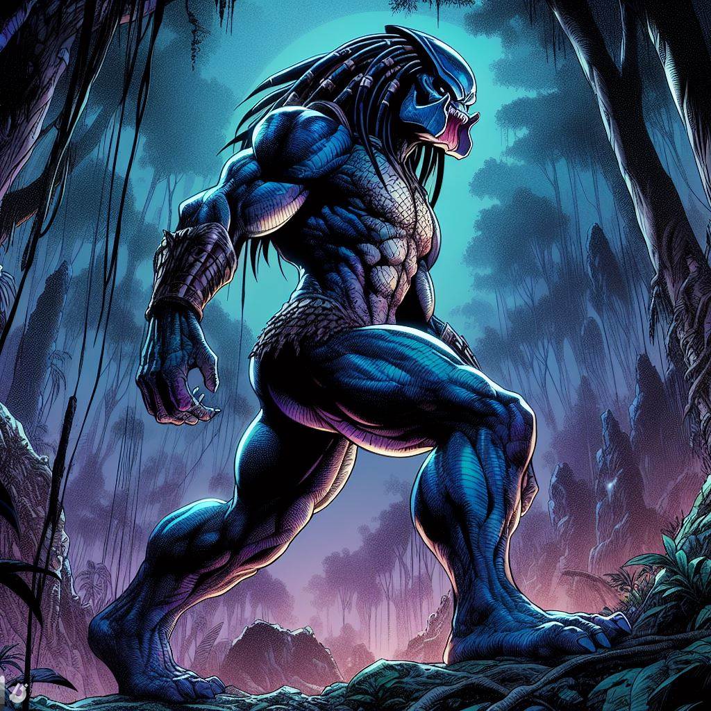 Predator Dc predator comic art dark fantasy by mort-aux-arts on DeviantArt