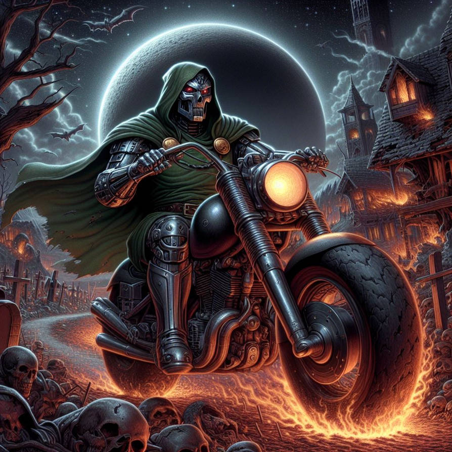 Doomsday - Dr. Doom enjoys his ride by mort-aux-arts on DeviantArt