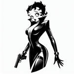 Betty Boop assassin by mort-aux-arts