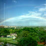 Rainbow over Austin