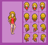 Sensational Sister Daisy Overworld Sprites