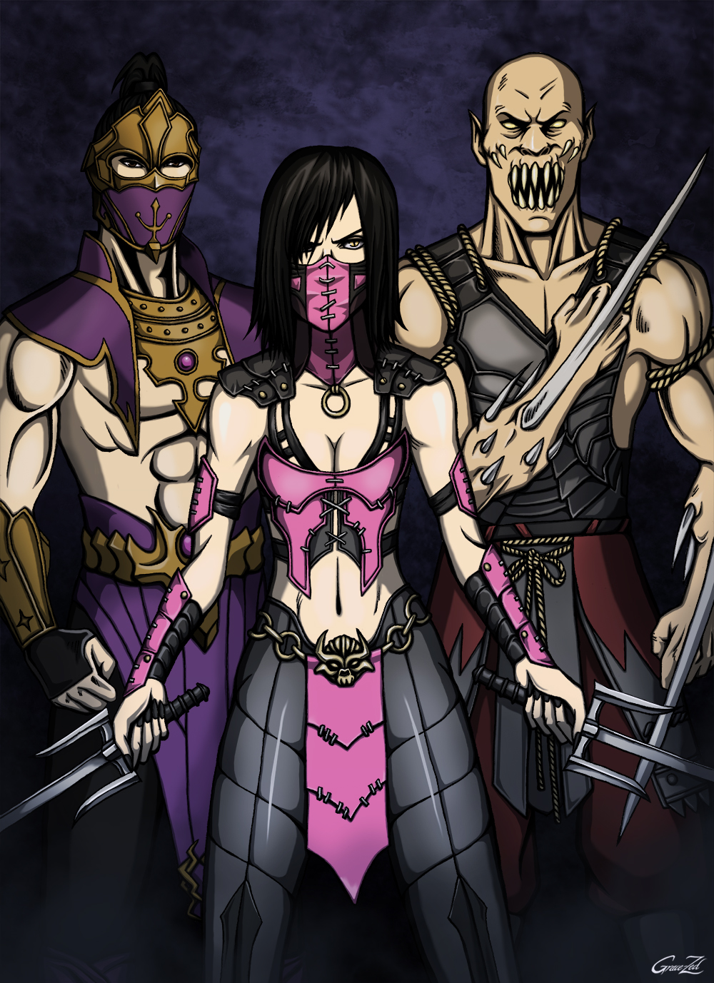 Mileena, wife of Baraka  Mortal kombat 9, Mortal kombat x, Mortal kombat  art