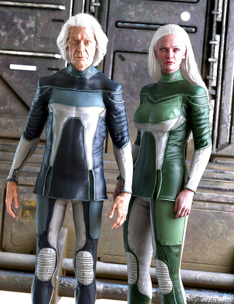 Perry Rhodan - Thora und Crest by schmudo74 on DeviantArt