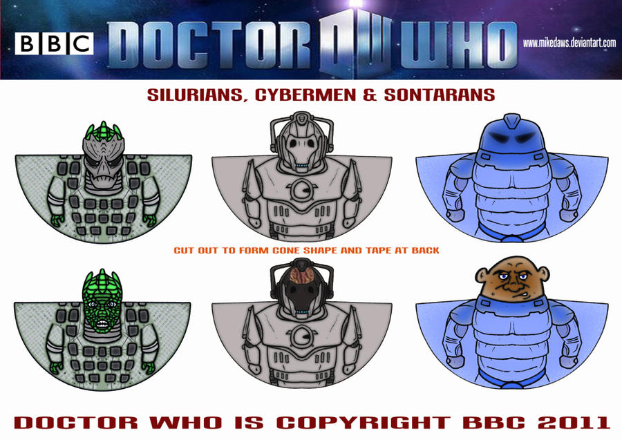 Doctor Who Enemies by mikedaws on DeviantArt