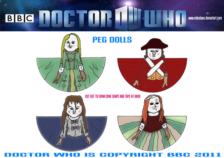 Doctor Who - Peg Dolls