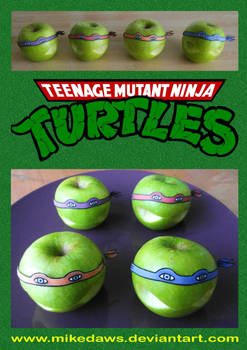 Teenage Mutant Ninja Apples!