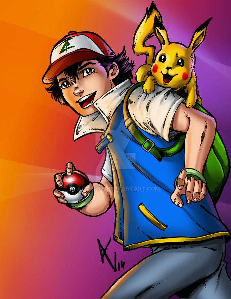 Ash and Pikachu