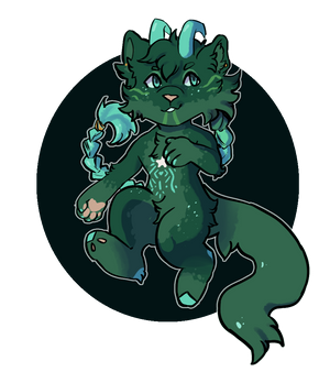 Art Trade - Green boi by FrostedWatercolor Art Trade - Green boi by FrostedWatercolor