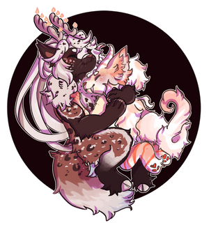 peppermint mocha - couple commission by FrostedWatercolor peppermint mocha - couple commission by FrostedWatercolor