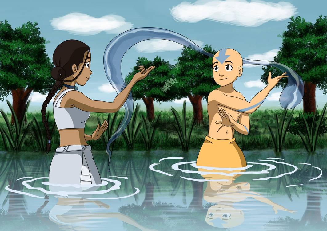 Katara & Aang's Best Waterbending Moments!