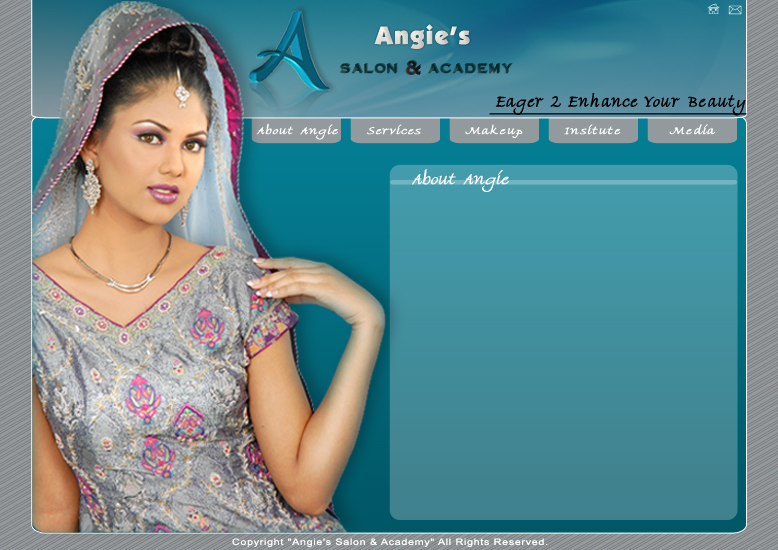 Weblayout Angie salon 2