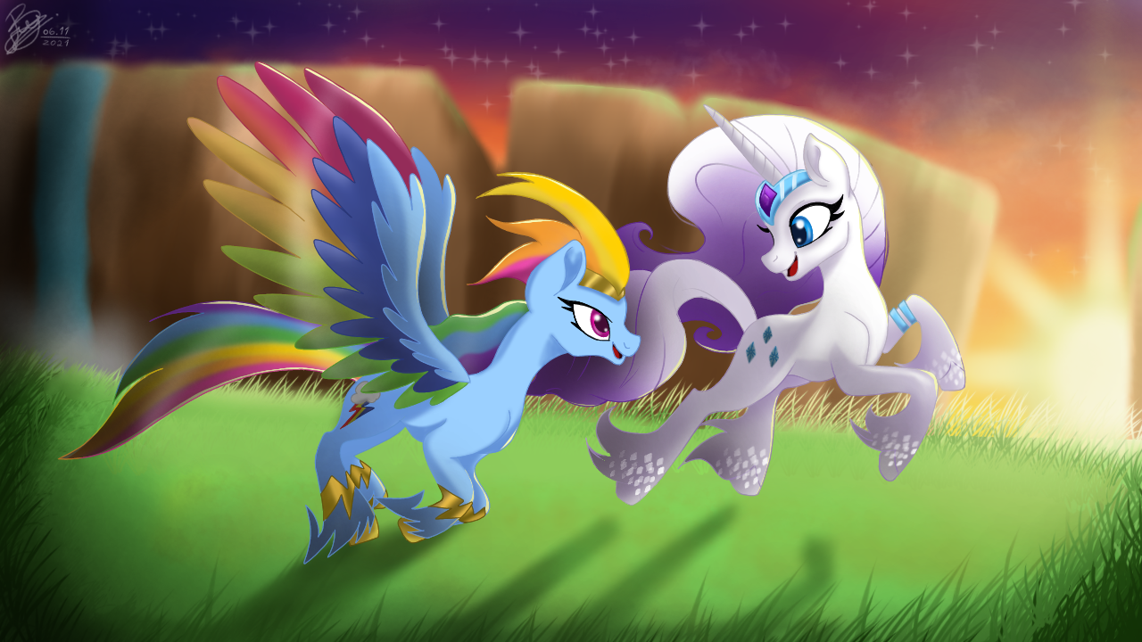 Rainbow Dash And Rarity By AmandaSCxD On DeviantArt rainbow-dash-and-rarity-by-amandascxd-on-deviantart