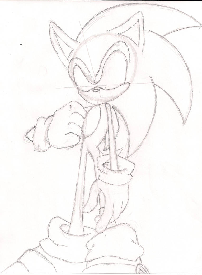 Dark Sonic Again by BlueBeaner on DeviantArt