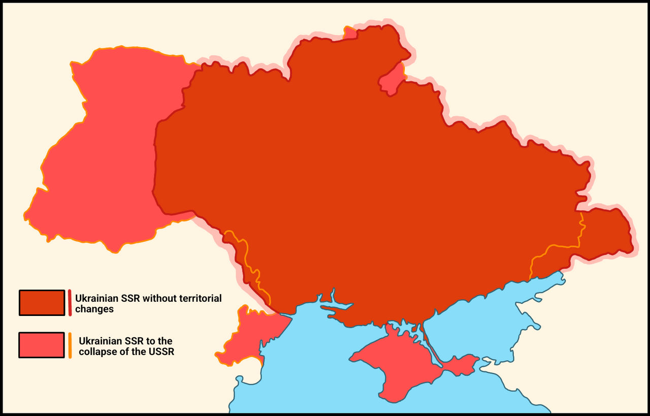 Ukraine Ssr Territorial change of the Ukrainian SSR by PanKomendant on DeviantArt