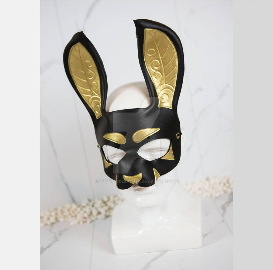 Leather Rabbit Mask by OuterGodLeather on DeviantArt