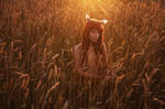 loneliness in wheat by sauronushka