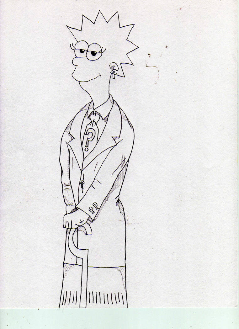 Lisa Simpson as the Riddler 2 by skyvolt2000 on DeviantArt