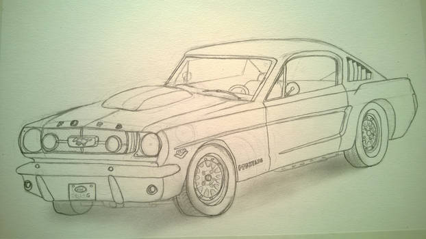 Mustang sketch