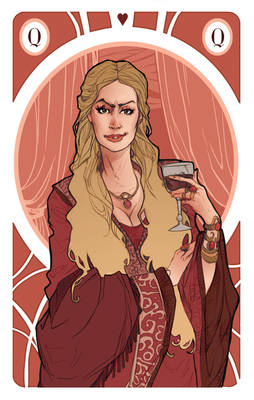 Game of Thrones' cards | Queen Cersei Lannister