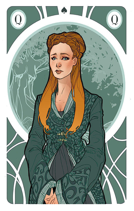 Game of Thrones' Cards | Queen Sansa Stark