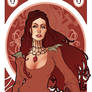 Game of Thrones' cards | Queen Melisandre