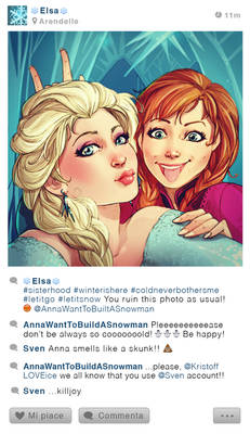selfie Fables | Elsa and Anna