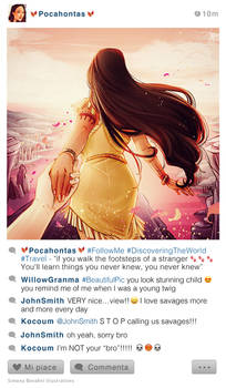 Selfie Fables | Pocahontas Followme