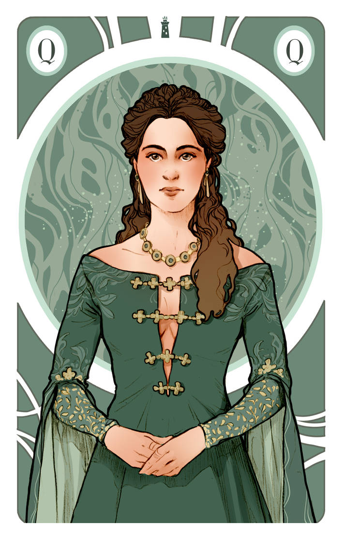 Game of Thrones cards | Alicent Hightower by SimonaBonafiniDA on DeviantArt
