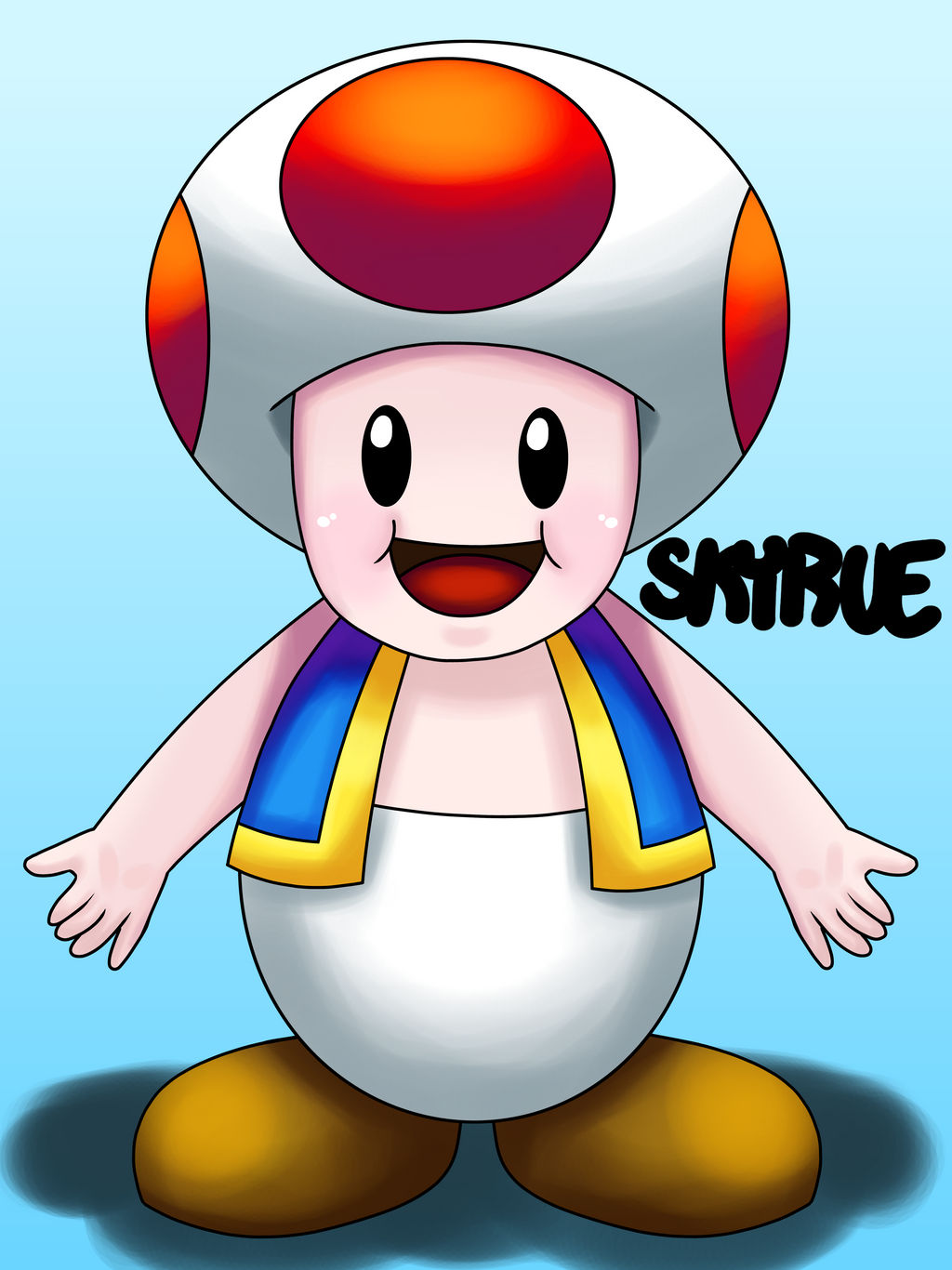 Fanart: Toad by Skyrue117 on DeviantArt