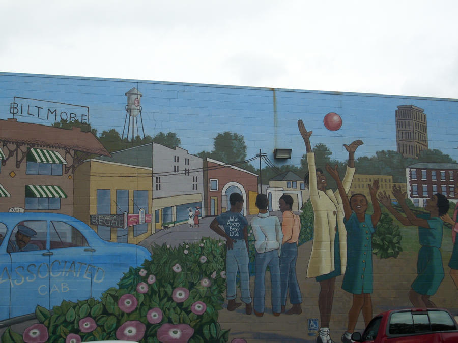 Hayti Shopping Center Mural