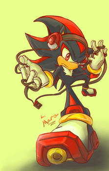 Shadow loves his music