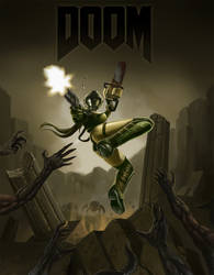 DOOM Girl by eXcrem