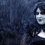 Black Lady in the Rain