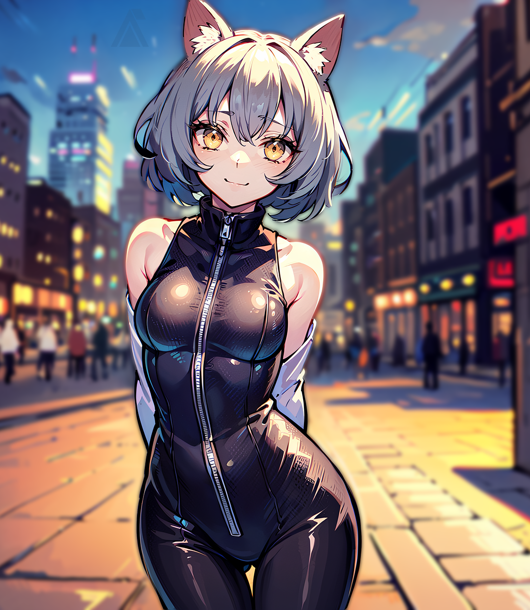 Catgirl by illuminatitriforce on DeviantArt