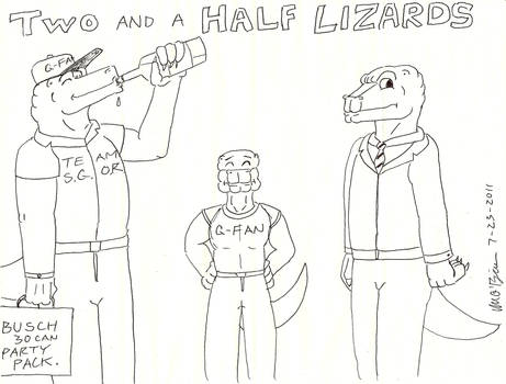 2 and a half lizards