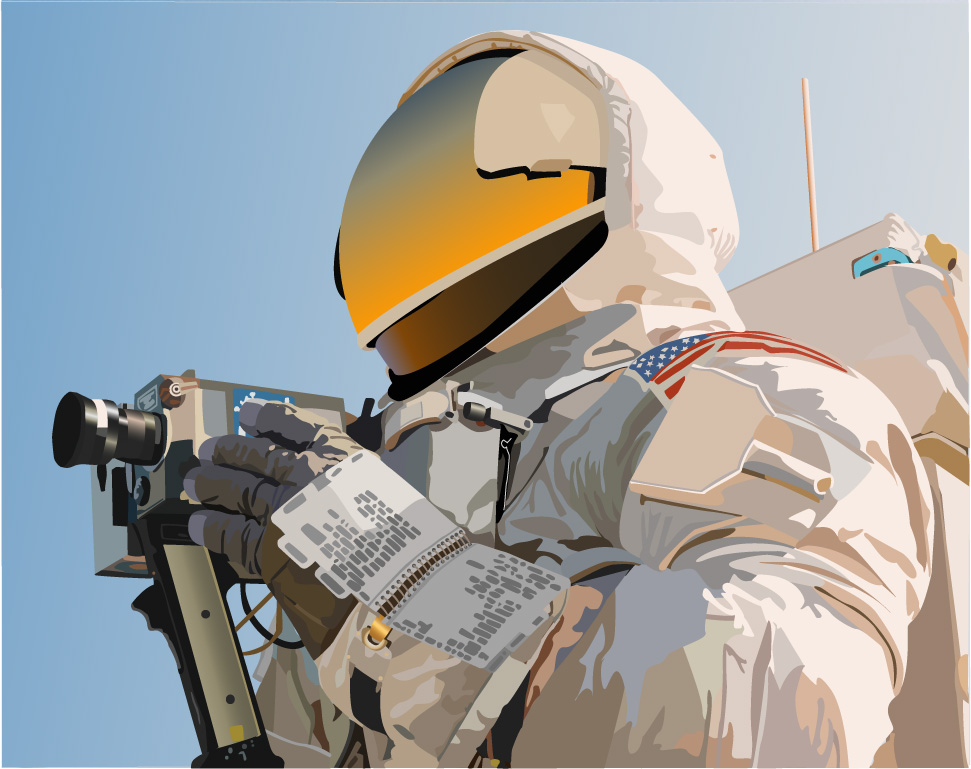 Astronaut With Camera