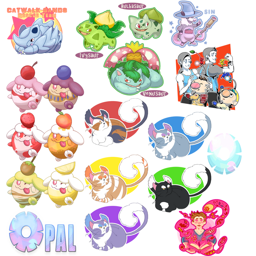 A mostly-pokemon dump by TathamAND on DeviantArt